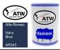 Preview: Alfa-Romeo, Navy Blue, AR343: 500ml Lackdose, von ATW Autoteile West.